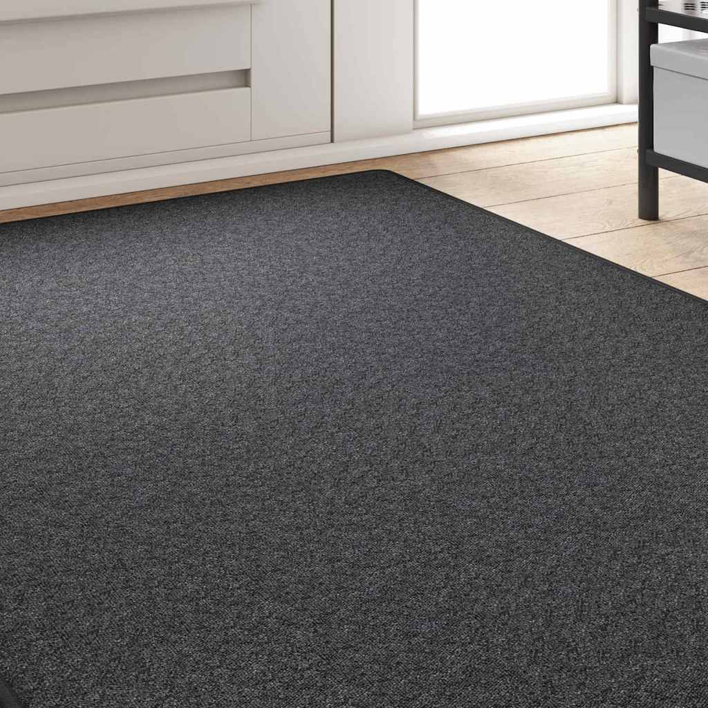 Tæppe Runner Mørkegrå 100 x 300 cm 100% Polypropylen