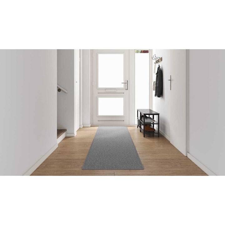 Tæppe Runner Lysegrå 80 x 500 cm 100% Polypropylen