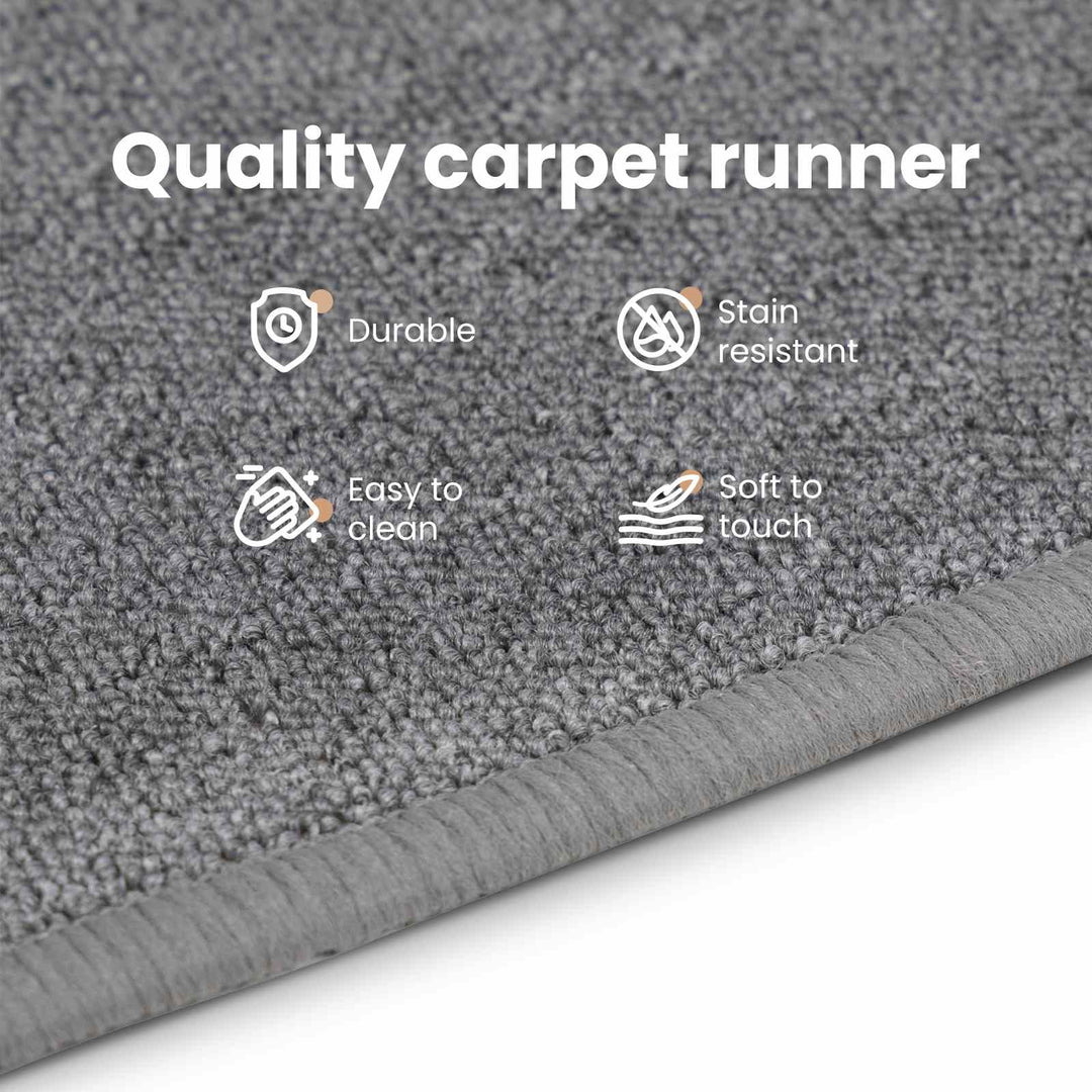 Tæppe Runner Lysegrå 100 x 150 cm 100% Polypropylen