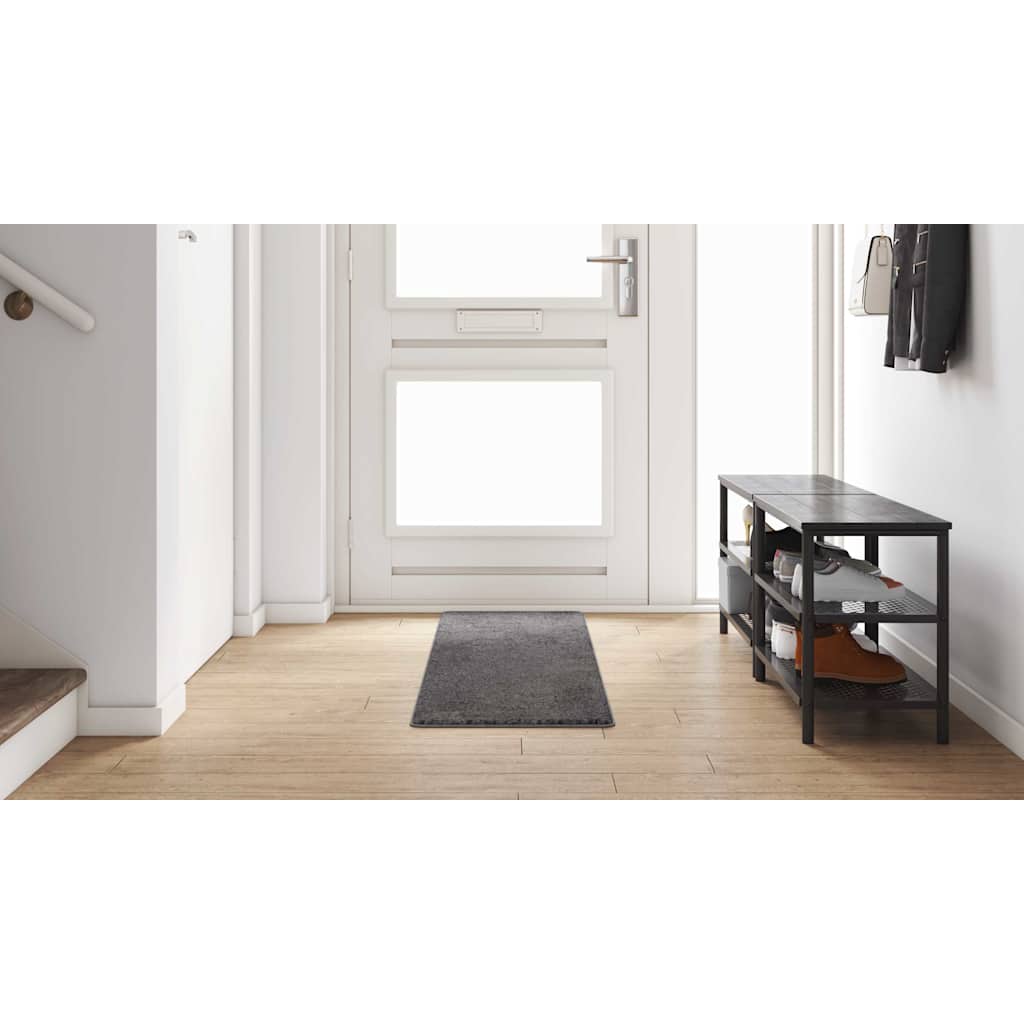 Tæppe Runner Grå 50 x 200 cm 100% Polypropylen Tuft