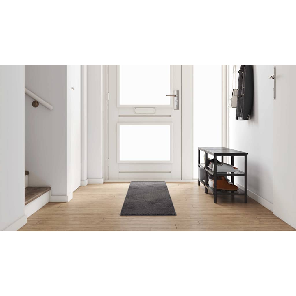 Tæppe Runner Grå 50 x 300 cm 100% Polypropylen Tuft