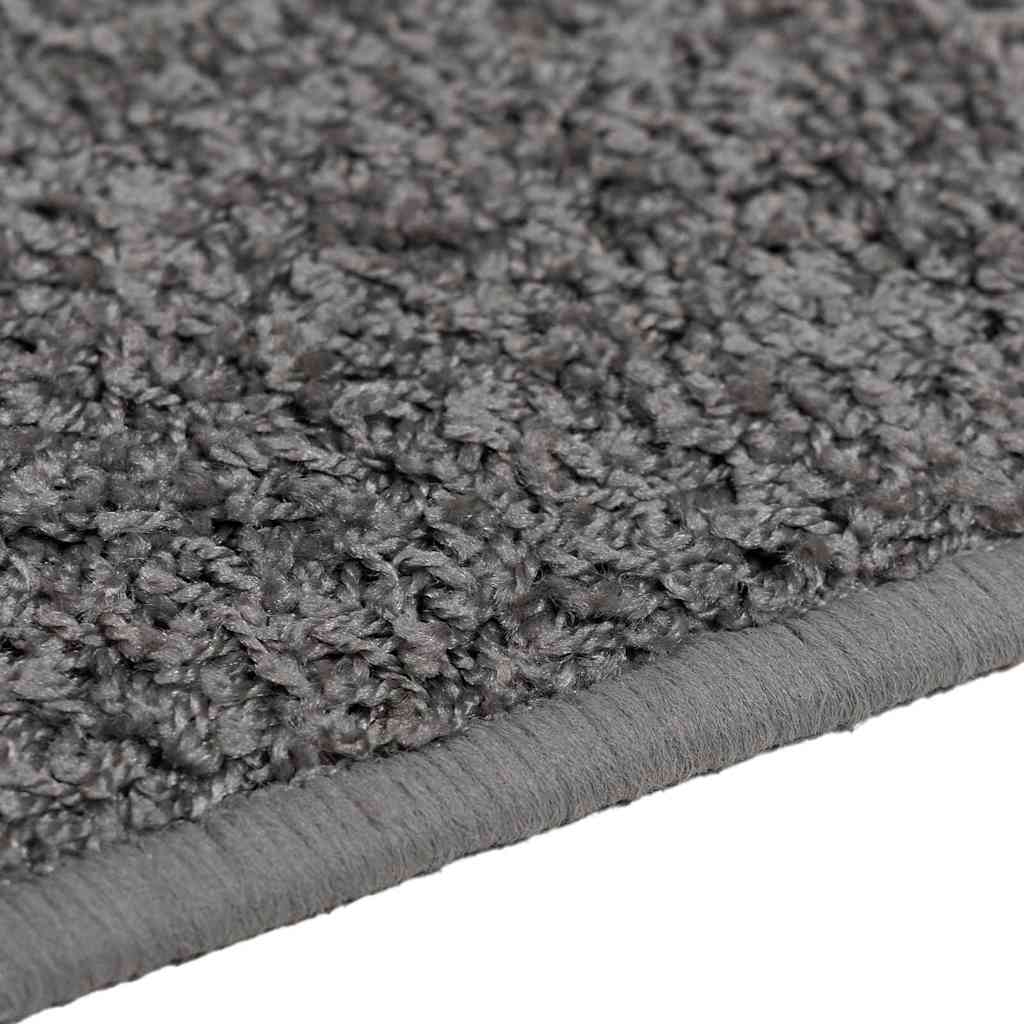 Tæppe Runner Grå 80 x 500 cm 100% Polypropylen Tuft