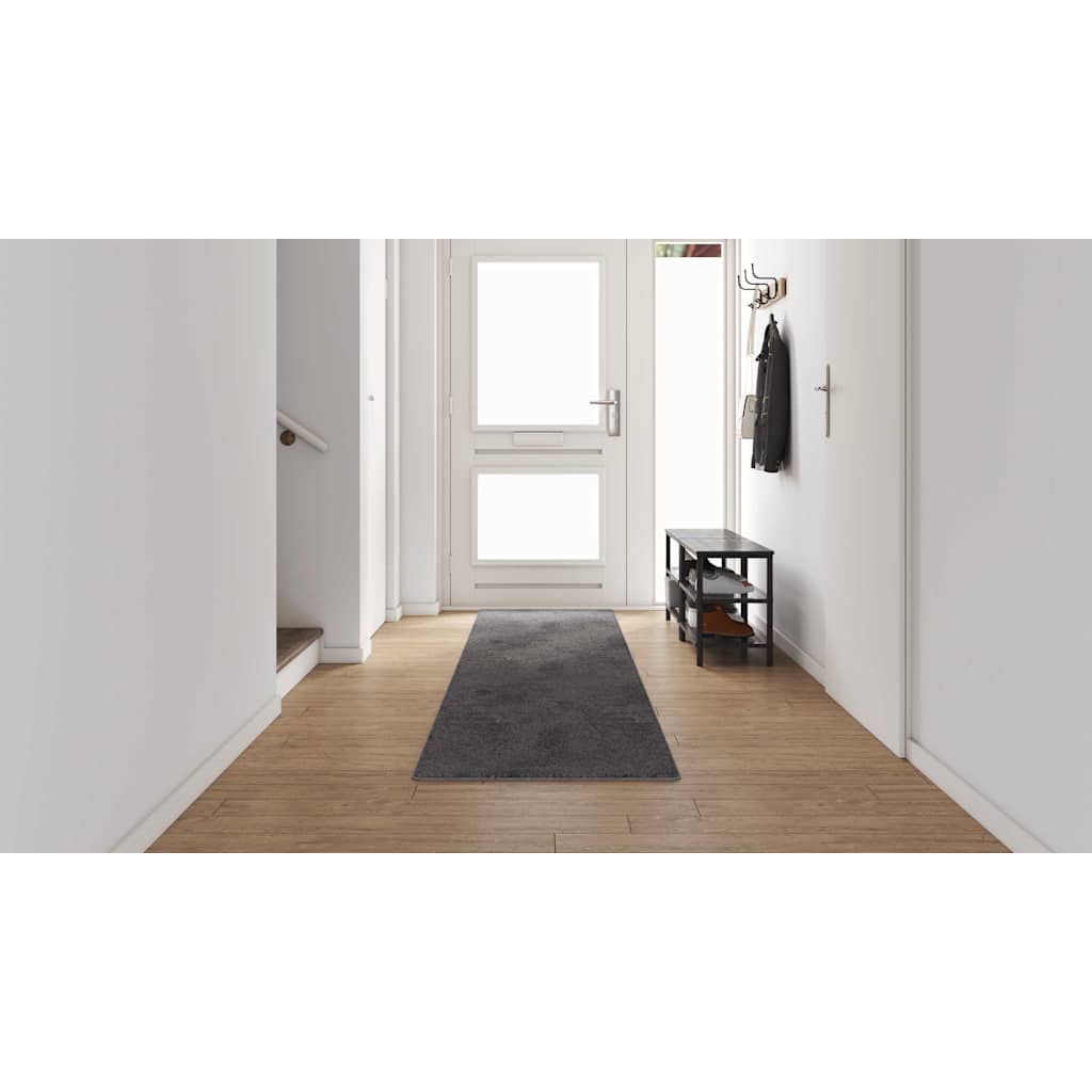 Tæppe Runner Grå 80 x 500 cm 100% Polypropylen Tuft
