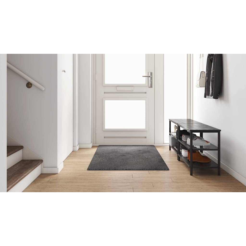 Tæppe Runner Grå 100 x 200 cm 100% Polypropylen Tuft