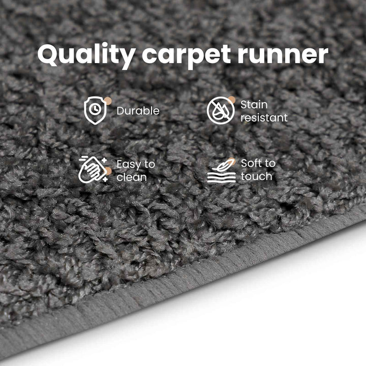 Tæppe Runner Grå 100 x 200 cm 100% Polypropylen Tuft