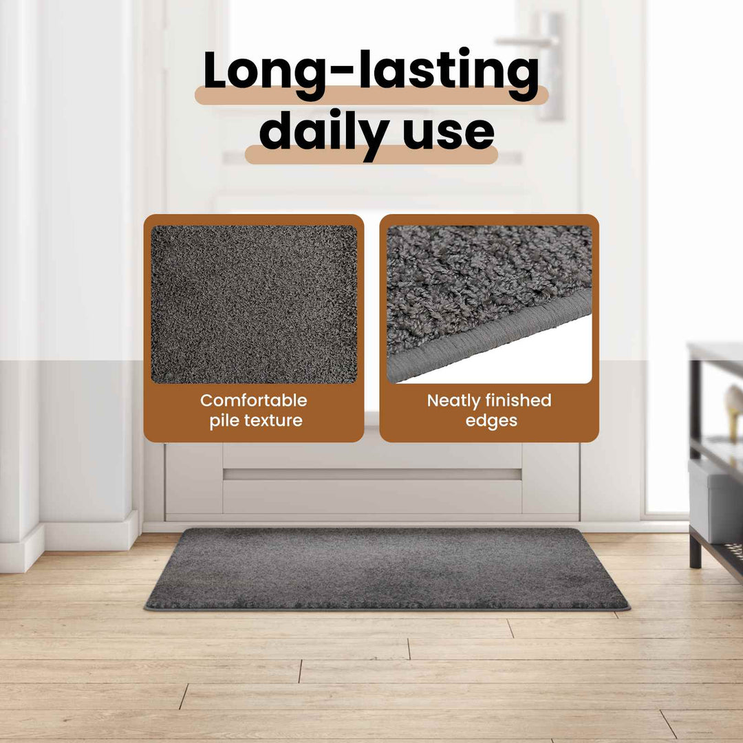Tæppe Runner Grå 100 x 200 cm 100% Polypropylen Tuft