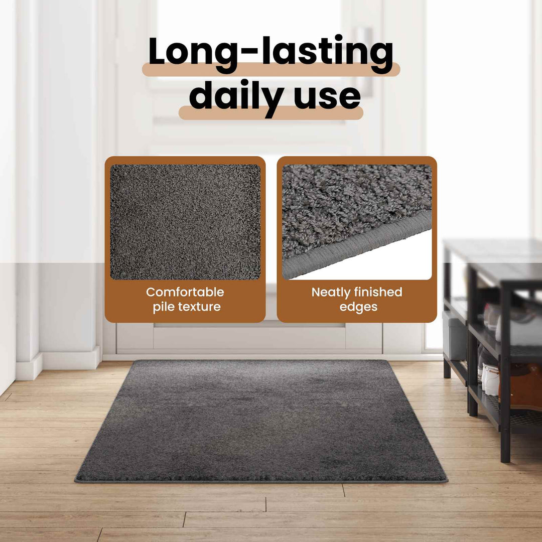 Tæppe Runner Grå 100 x 250 cm 100% Polypropylen Tuft