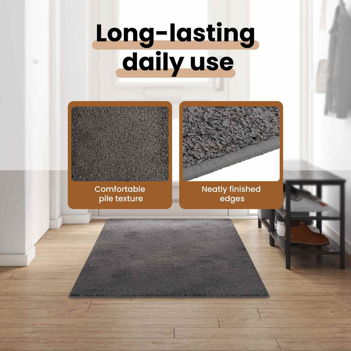 Tæppe Runner Grå 100 x 300 cm 100% Polypropylen Tuft