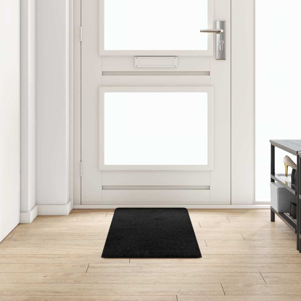 Tæppe Runner Sort 50 x 150 cm 100% Polypropylen Tuft