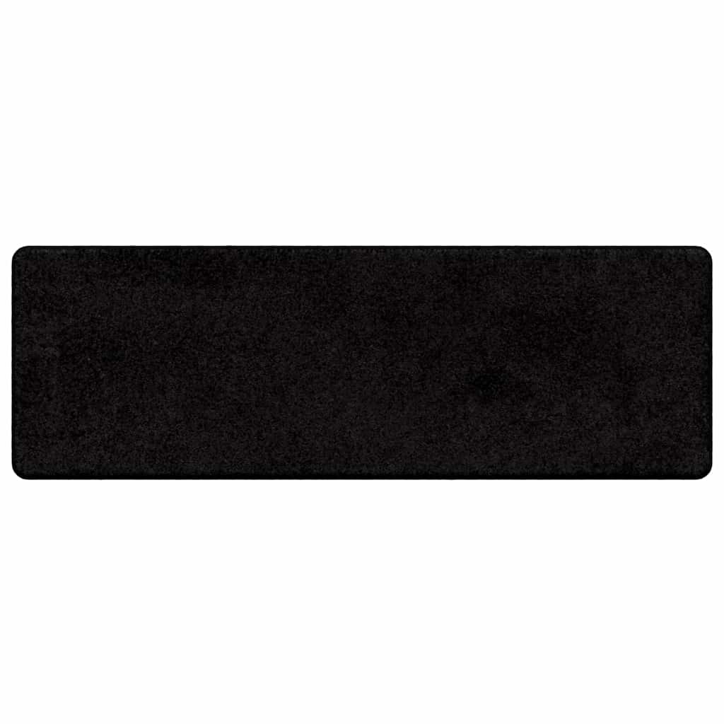 Tæppe Runner Sort 50 x 150 cm 100% Polypropylen Tuft