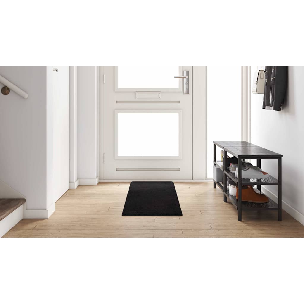 Tæppe Runner Sort 50 x 200 cm 100% Polypropylen Tuft