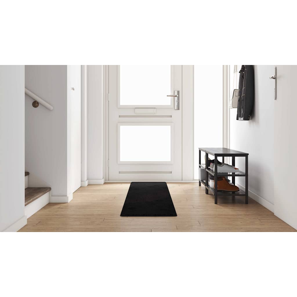 Tæppe Runner Sort 50 x 300 cm 100% Polypropylen Tuft