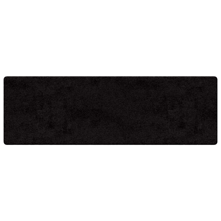 Tæppe Runner Sort 80 x 500 cm 100% Polypropylen Tuft