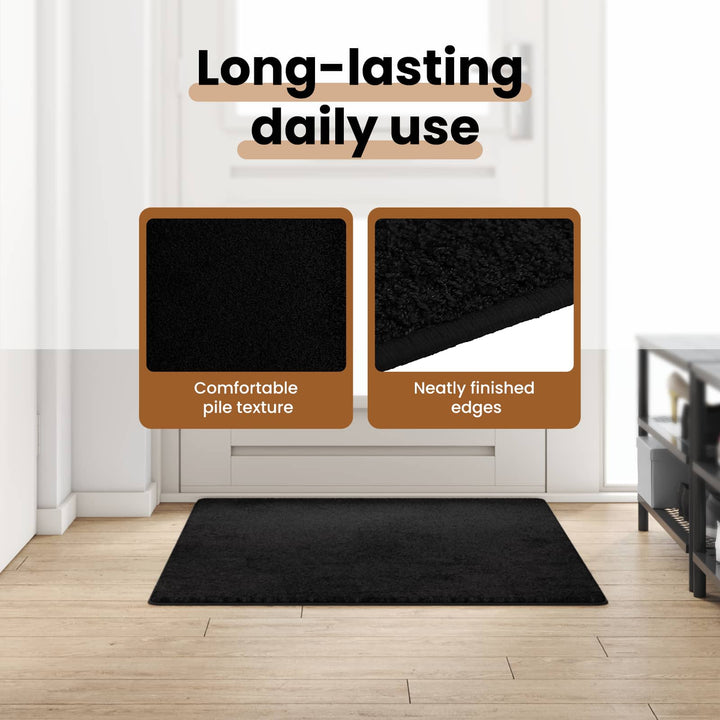 Tæppe Runner Sort 100 x 150 cm 100% Polypropylen Tuft