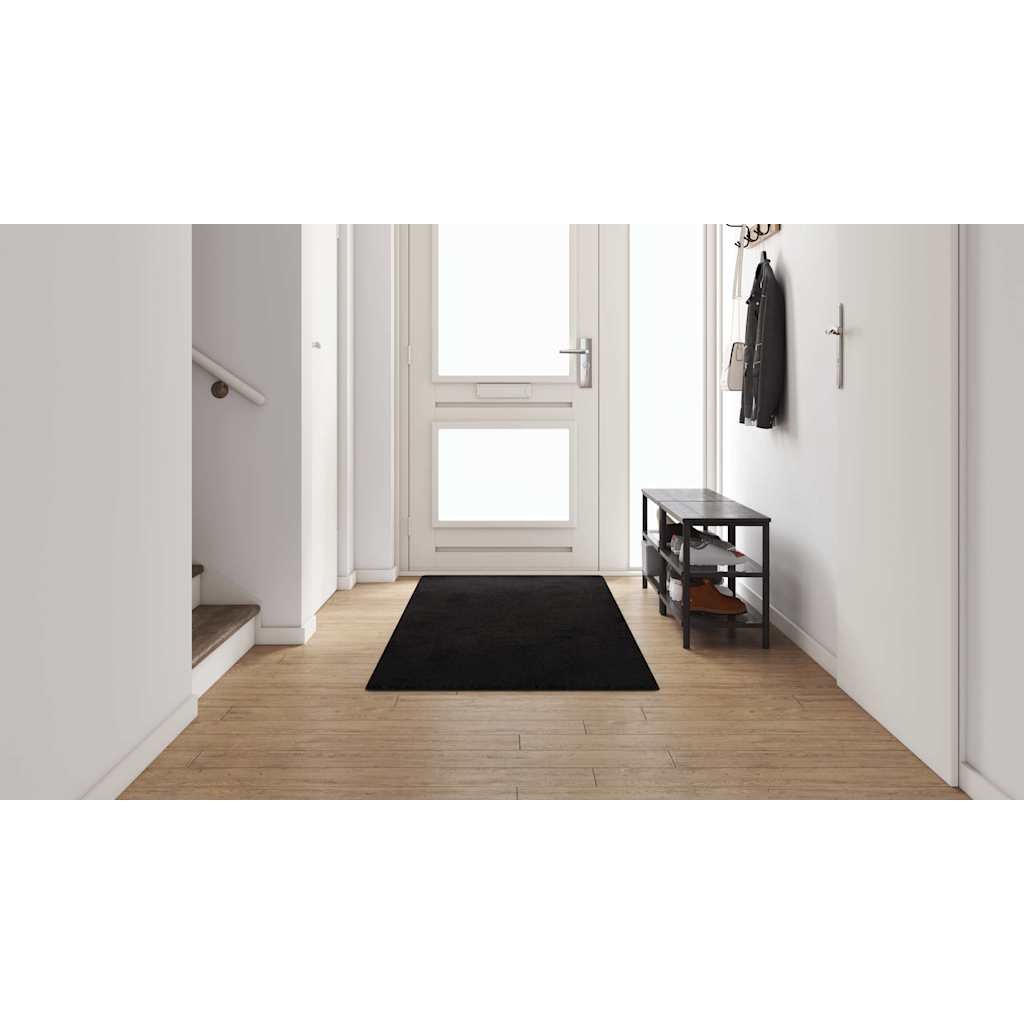 Tæppe Runner Sort 100 x 300 cm 100% Polypropylen Tuft