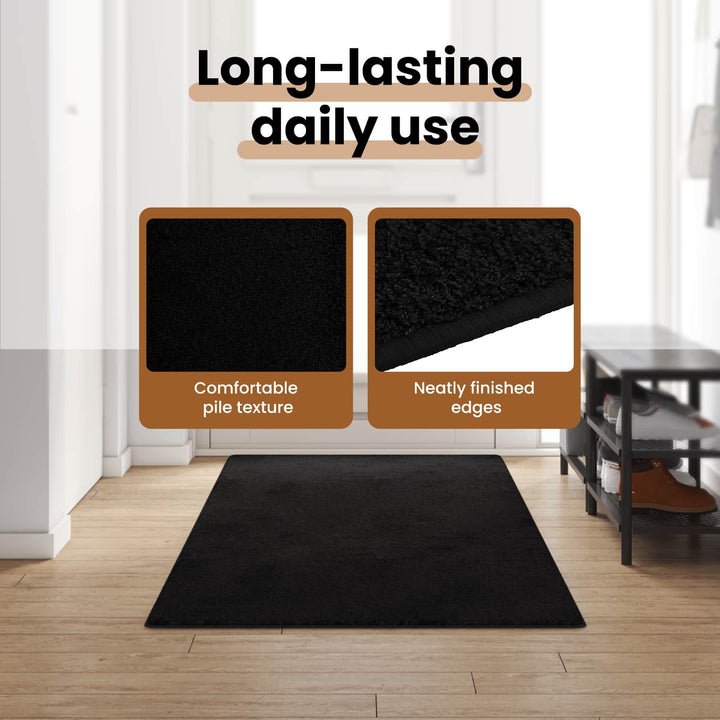 Tæppe Runner Sort 100 x 300 cm 100% Polypropylen Tuft