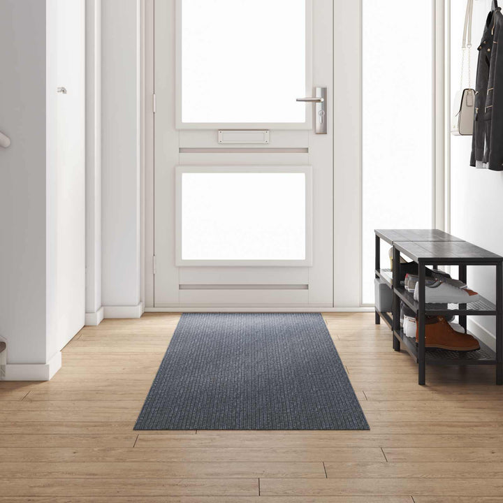 Tæppe Runner Grå 80 x 300 cm Stof