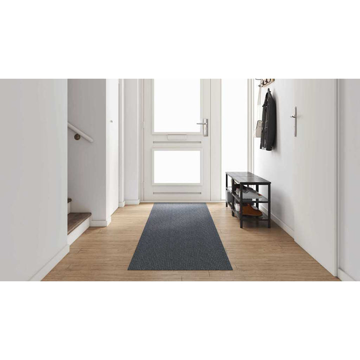 Tæppe Runner Grå 80 x 400 cm Stof