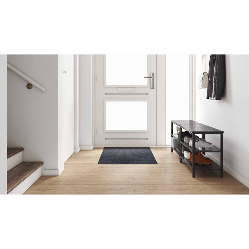 Tæppe Runner Antracit 80 x 150 cm Stof