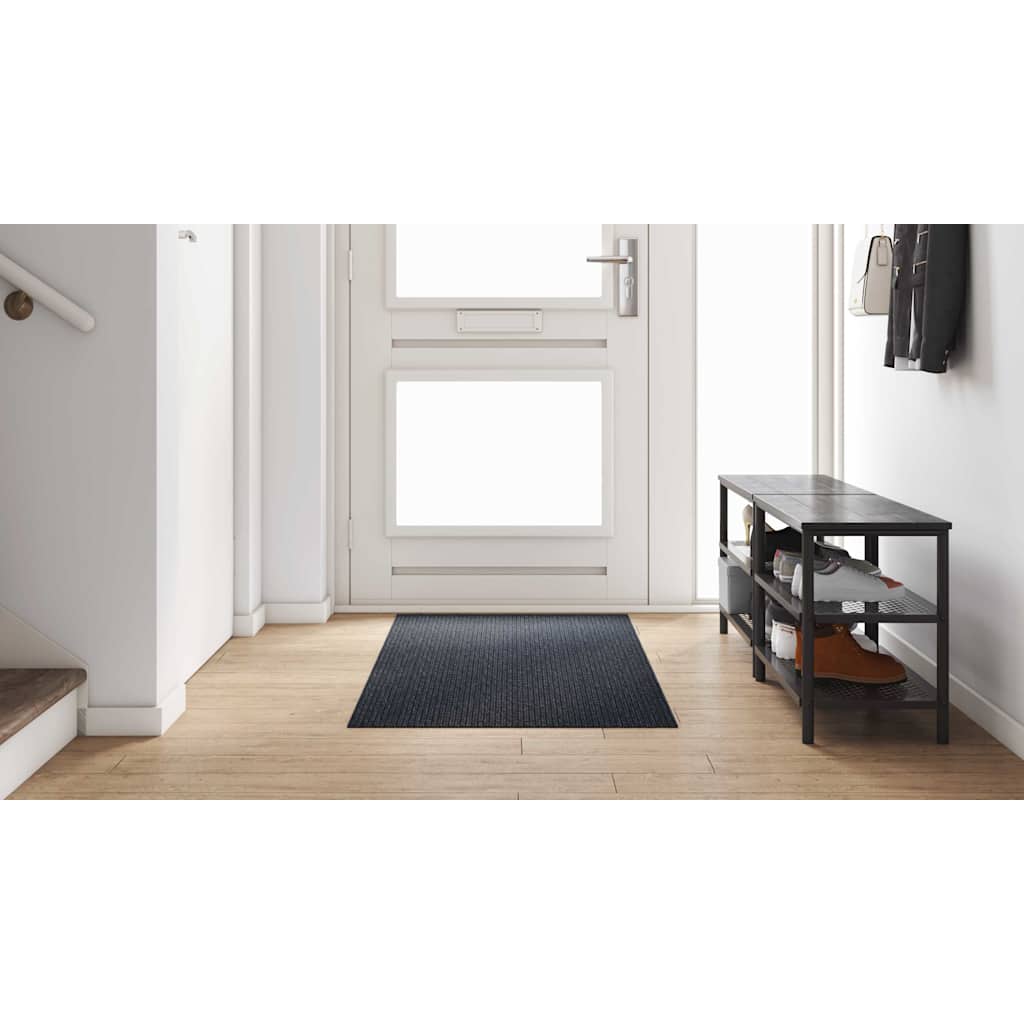 Tæppe Runner Antracit 80 x 200 cm Stof