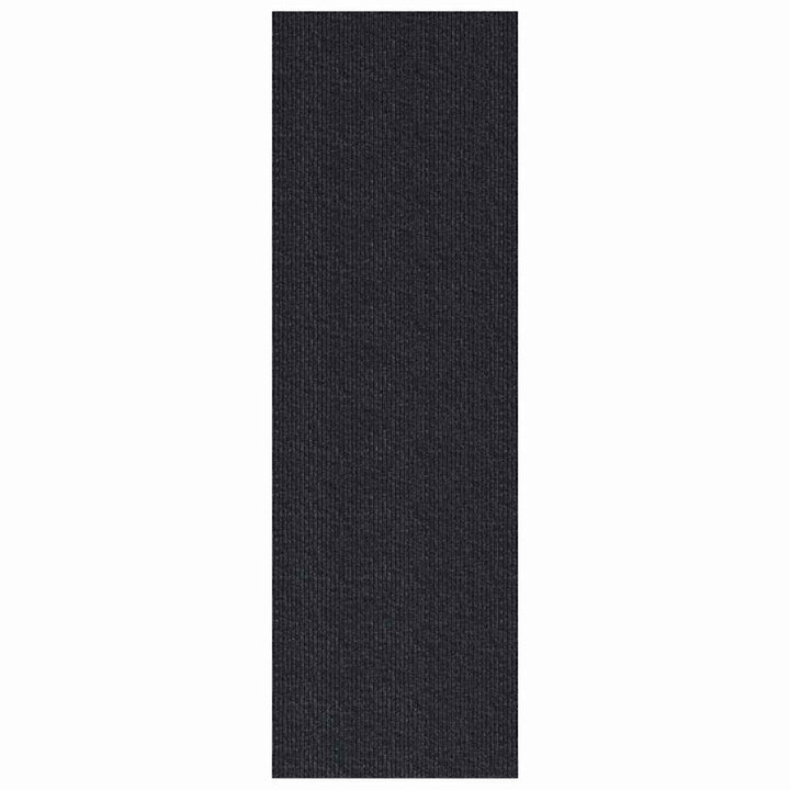 Tæppe Runner Antracit 80 x 200 cm Stof