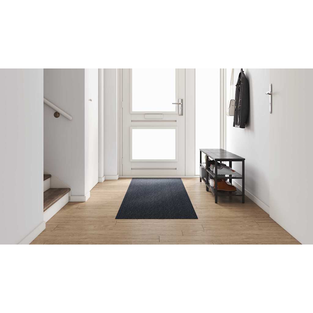 Tæppe Runner Antracit 80 x 300 cm Stof