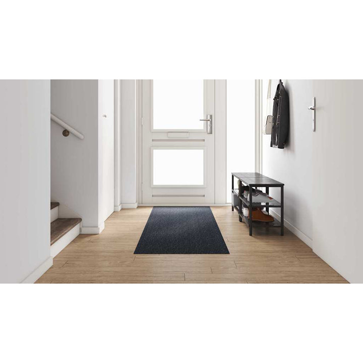 Tæppe Runner Antracit 80 x 300 cm Stof