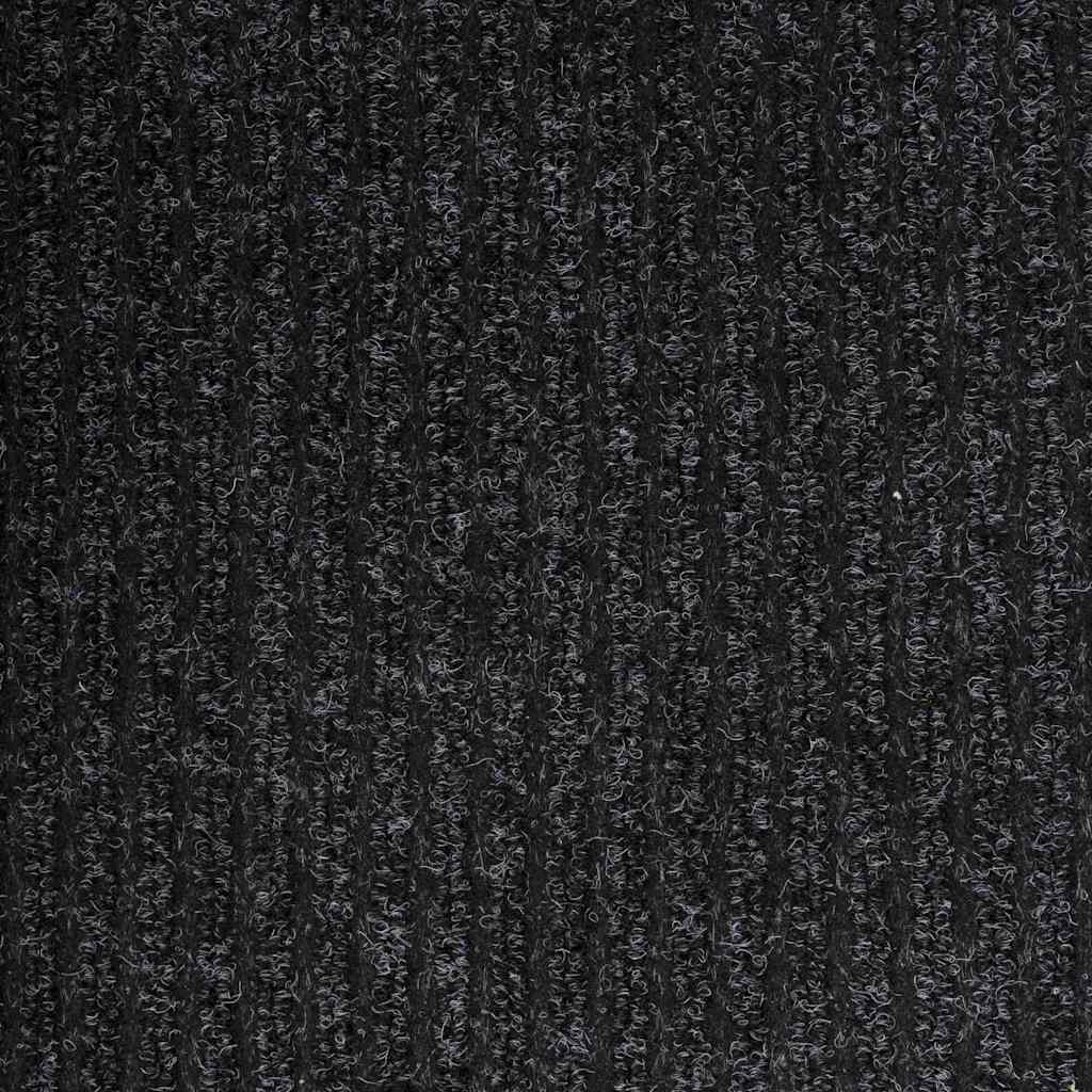 Tæppe Runner Antracit 80 x 300 cm Stof