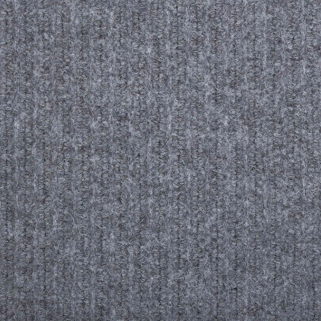 Tæppe Runner Lysegrå 100 x 100 cm Stof