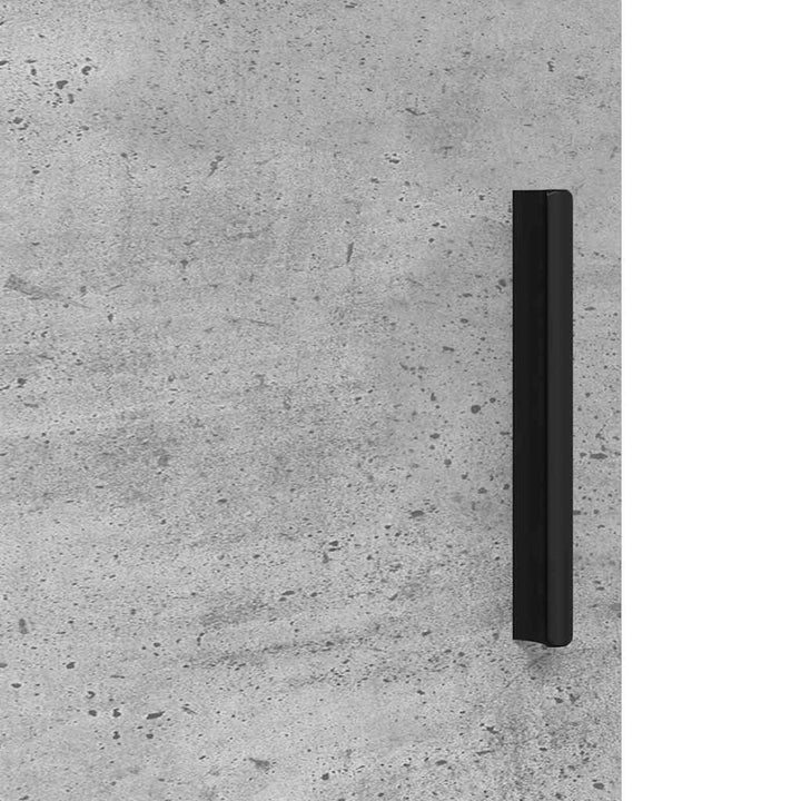 Badeværelsesmøbel sæt 3 pcs Beton Grå Konstrueret træ & Metal