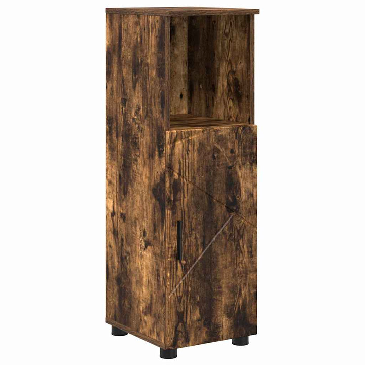 Badeværelsesmøbel sæt 5 stk. Røget eg 61 x 35 x 64 cm