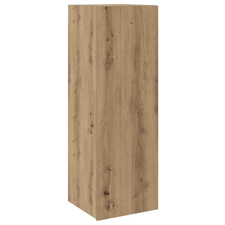 TV-møbelsæt 7 stk. Artisan Egetræ Konstrueret træ