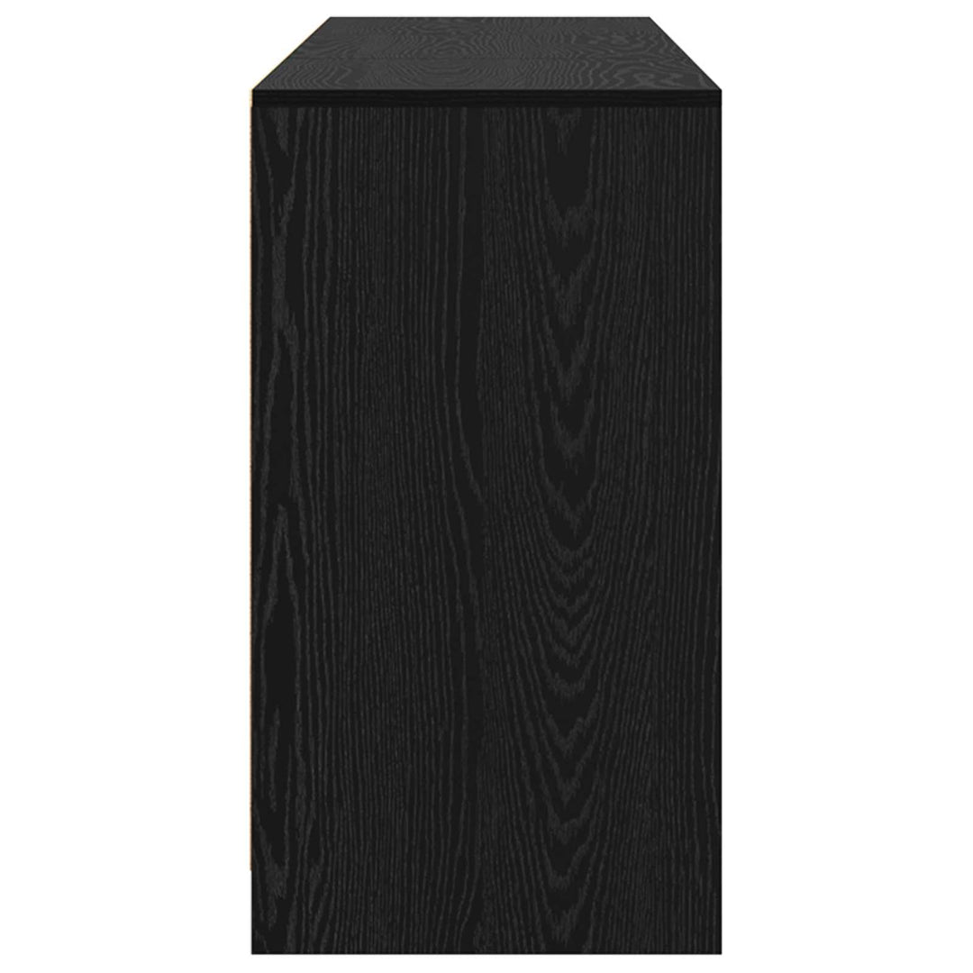 Sideboard 3 pcs Sort eg 70 x 41 x 75 cm Konstrueret træ