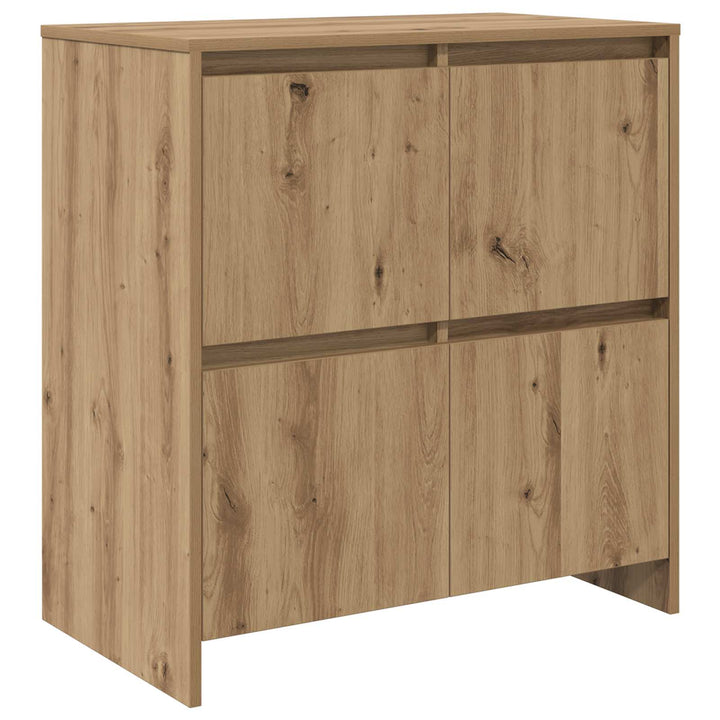 Sideboard 3 pcs Artisan Egetræ 70 x 41 x 75 cm Konstrueret træ