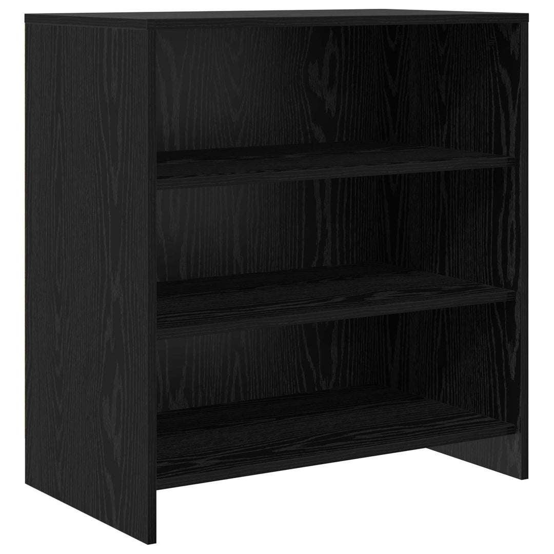 Sideboard 2 stk. Sort eg 70 x 41 x 75 cm Konstrueret træ
