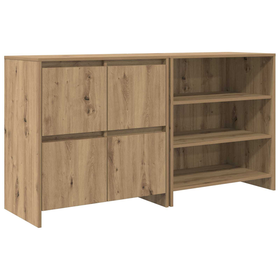 Sideboard 2 pcs Artisan Egetræ 70 x 41 x 75 cm Konstrueret træ