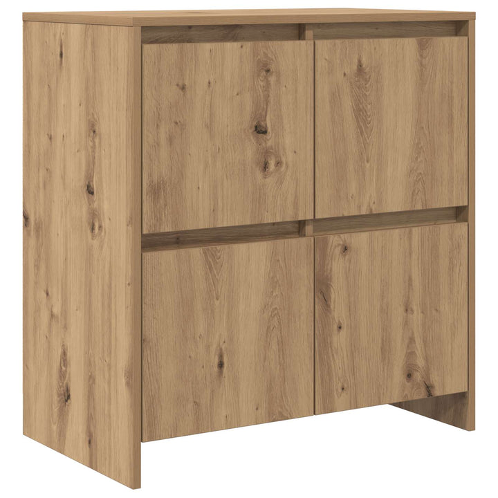 Sideboard 2 pcs Artisan Egetræ 70 x 41 x 75 cm Konstrueret træ
