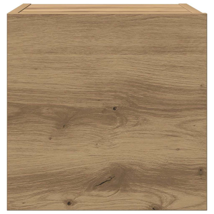 TV Enheder Vægmonteret 4 pcs Artisan Egetræ Konstrueret træ
