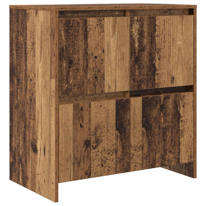 Sideboards 2 stk. Gammelt træ 70 x 41 x 75 cm Konstrueret træ