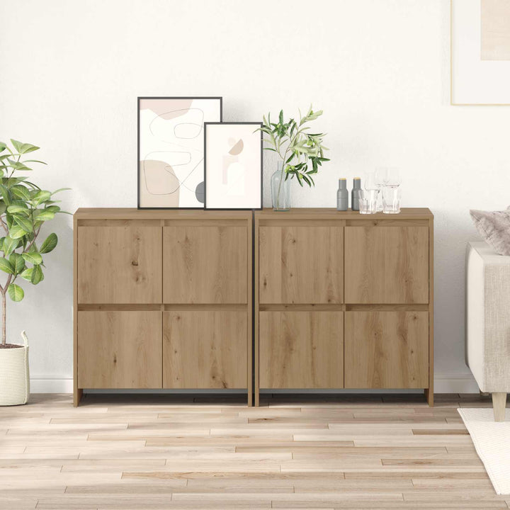 Sideboards 2 stk. artisan eg 70 x 41 x 75 cm Konstrueret træ