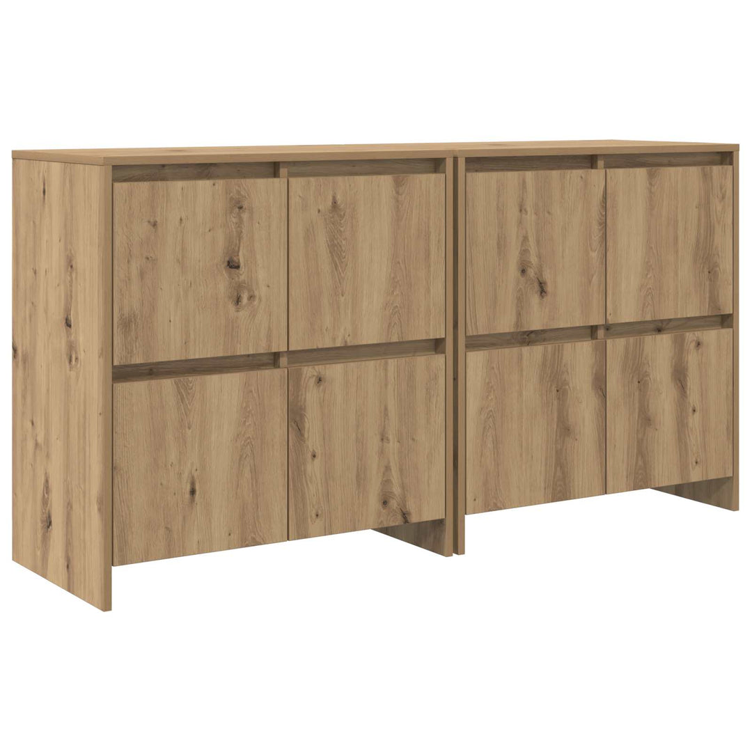 Sideboards 2 stk. artisan eg 70 x 41 x 75 cm Konstrueret træ