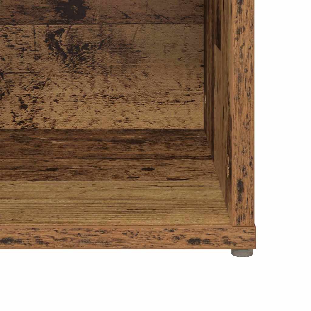 TV-møbelsæt 4 pcs Gammelt træ 37 x 37 x 72 cm Konstrueret træ