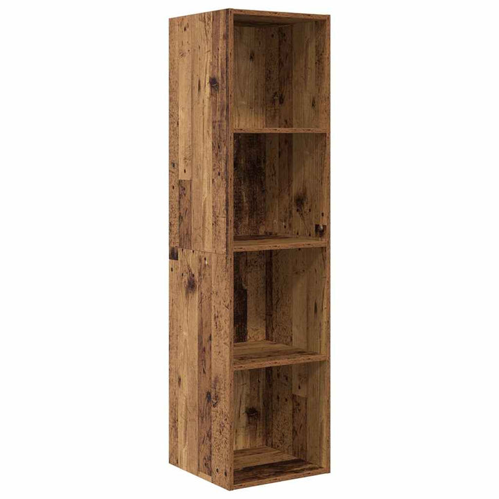 TV-møbelsæt 2 pcs Brun 37 x 37 x 142,5 cm Konstrueret træ