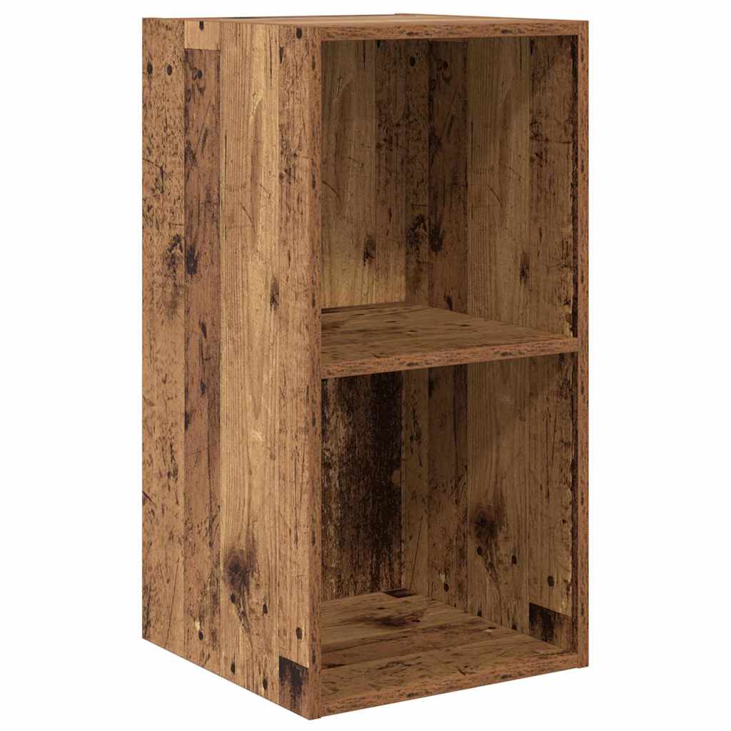 TV-møbelsæt 2 pcs Gammelt træ 37 x 37 x 72 cm Konstrueret træ