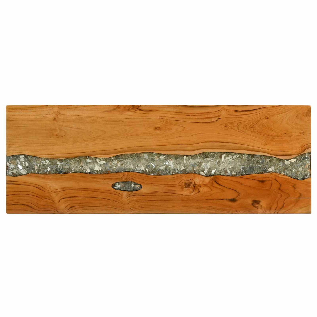 Konsolbord Brun 100 x 35 x 75 cm Massiv Teaktræ