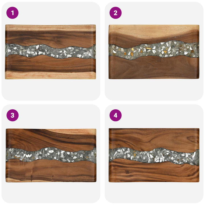 Brusebadsstol Naturfarvet 50 x 30 x 44 cm Massivt suartræ