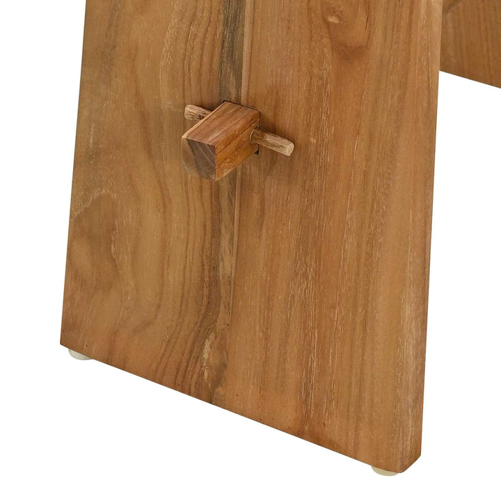 Badeværelsesskammel Brun 50 x 29,5 x 50,5 cm Massiv Teaktræ