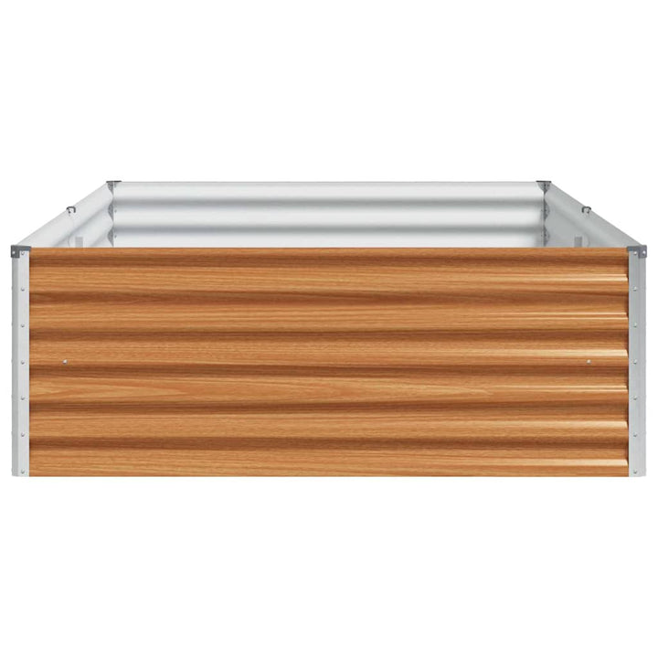 Højbed Lys Brun 195 x 100 x 36 cm Galvaniseret stål