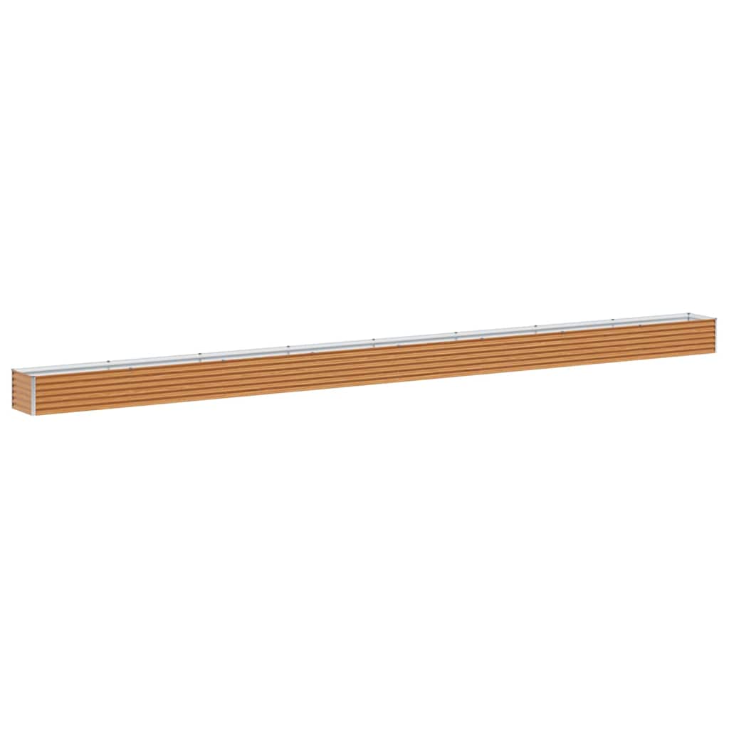 Højbed Lys Brun 775 x 50 x 36 cm Galvaniseret stål