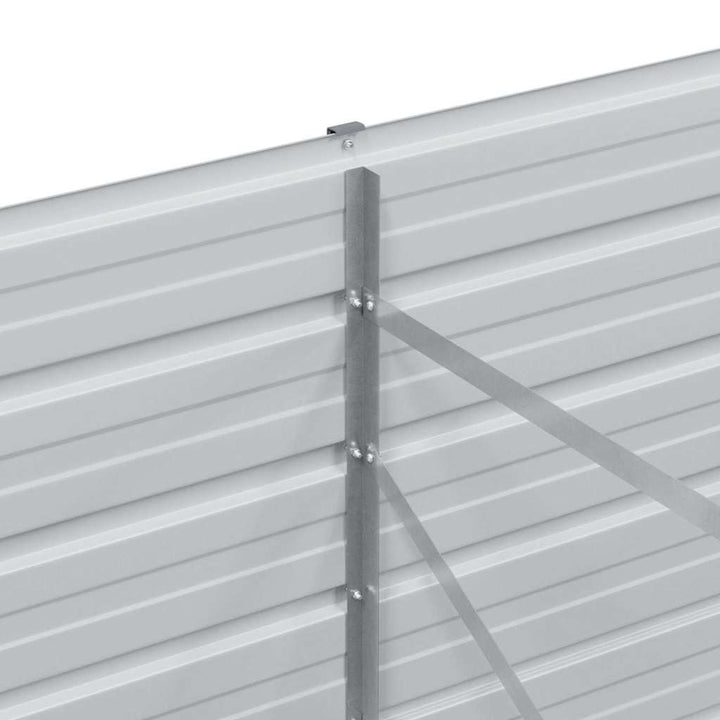 Højbed Lys Brun 160 x 80 x 77 cm Galvaniseret stål